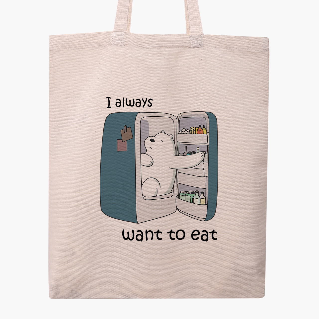 

Эко сумка шоппер Вся правда о медведях (We Bare Bears) (9227-2907) 41x35 см Бежевый