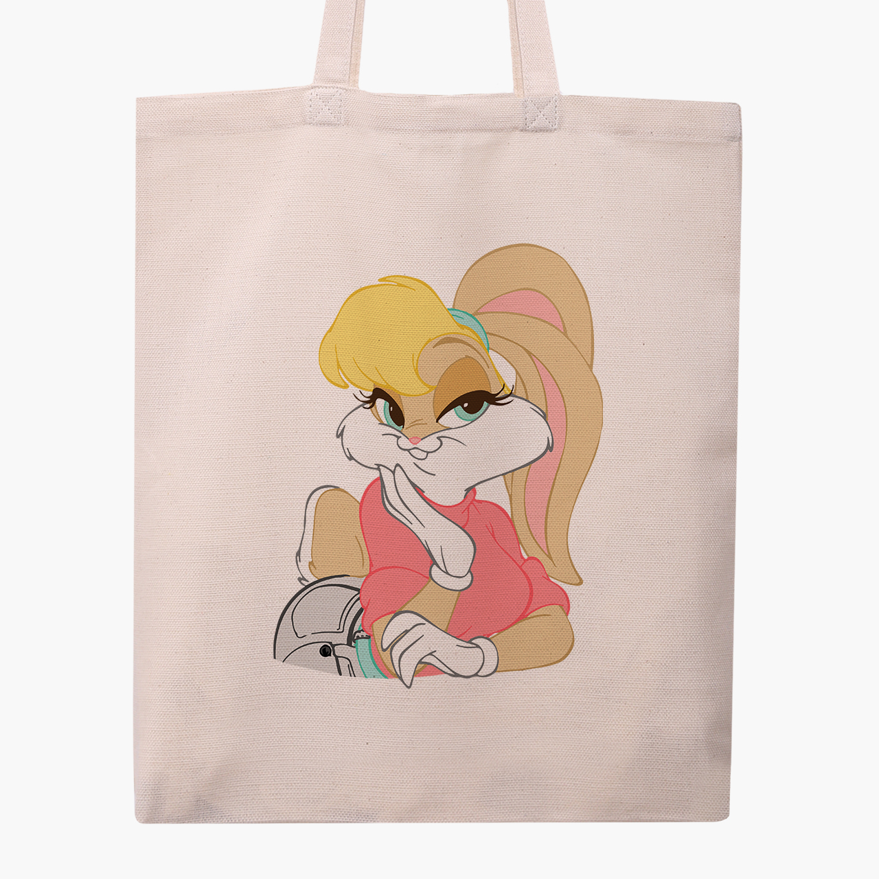 

Эко сумка шоппер Луни Тюнз Лола Банни (Looney Tunes Lola Bunny) (9227-2881) 41x35 см Бежевый