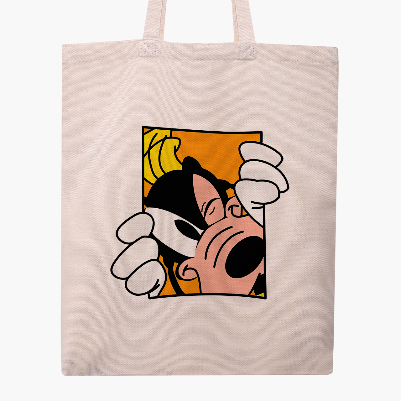

Эко сумка шоппер Луни Тюнз Гуфи (Looney Tunes Goofy) (9227-2878) 41x35 см Бежевый
