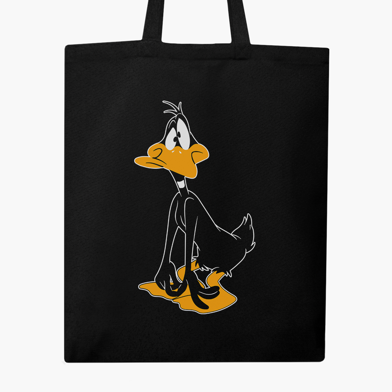 

Эко сумка шоппер Луни Тюнз Даффи Дак (Looney Tunes Daffy Duck) (9227-2883) 41x35 см Черный