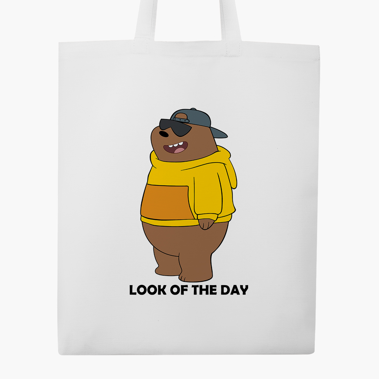 

Эко сумка шоппер Вся правда о медведях (We Bare Bears) (9227-2901) 41x35 см Белый