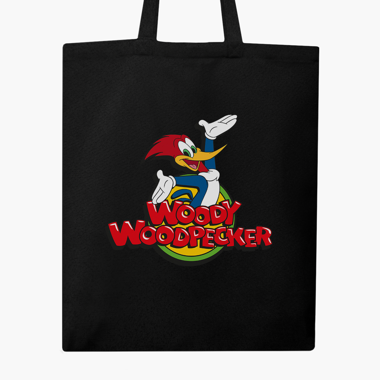 

Эко сумка шоппер Вуди Вудпекер (Woody Woodpecker) (9227-2870) 41x35 см Черный