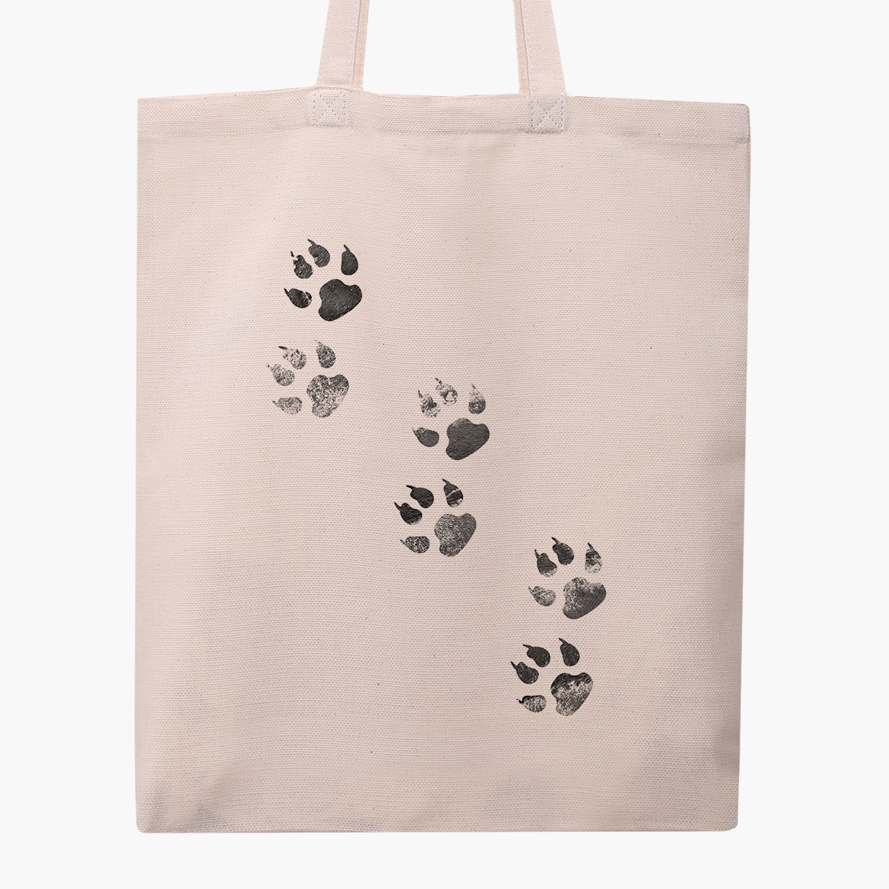 

Эко сумка шоппер Лапки (Paws) (9227-1755) 41x35 см Бежевый