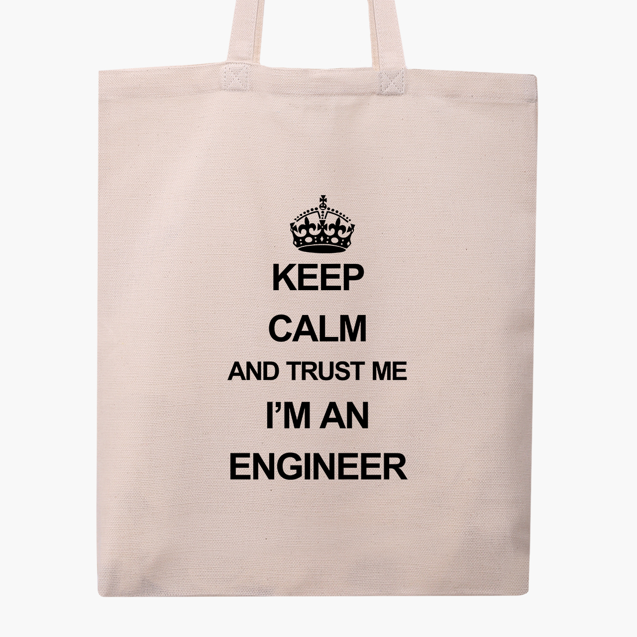 

Эко сумка шоппер Сохраняй спокойствие (Keep Calm) (9227-2008) 41x35 см Бежевый