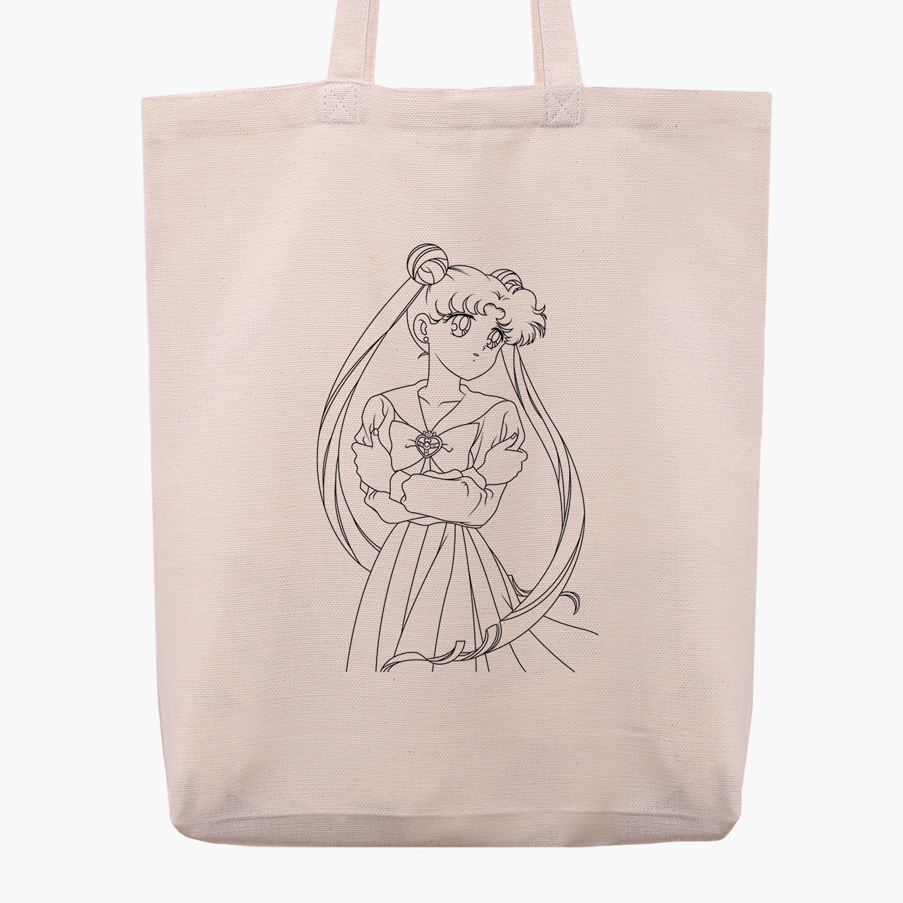

Эко сумка шоппер Сейлор Мун Аниме (Sailor Moon Anime) (9227-1768) 41x35x8.5 см Бежевый