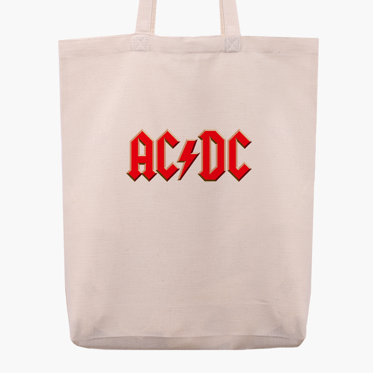 

Эко сумка шоппер АС/ДС (AC/DC) (9227-1980) 41x35x8.5 см Бежевый