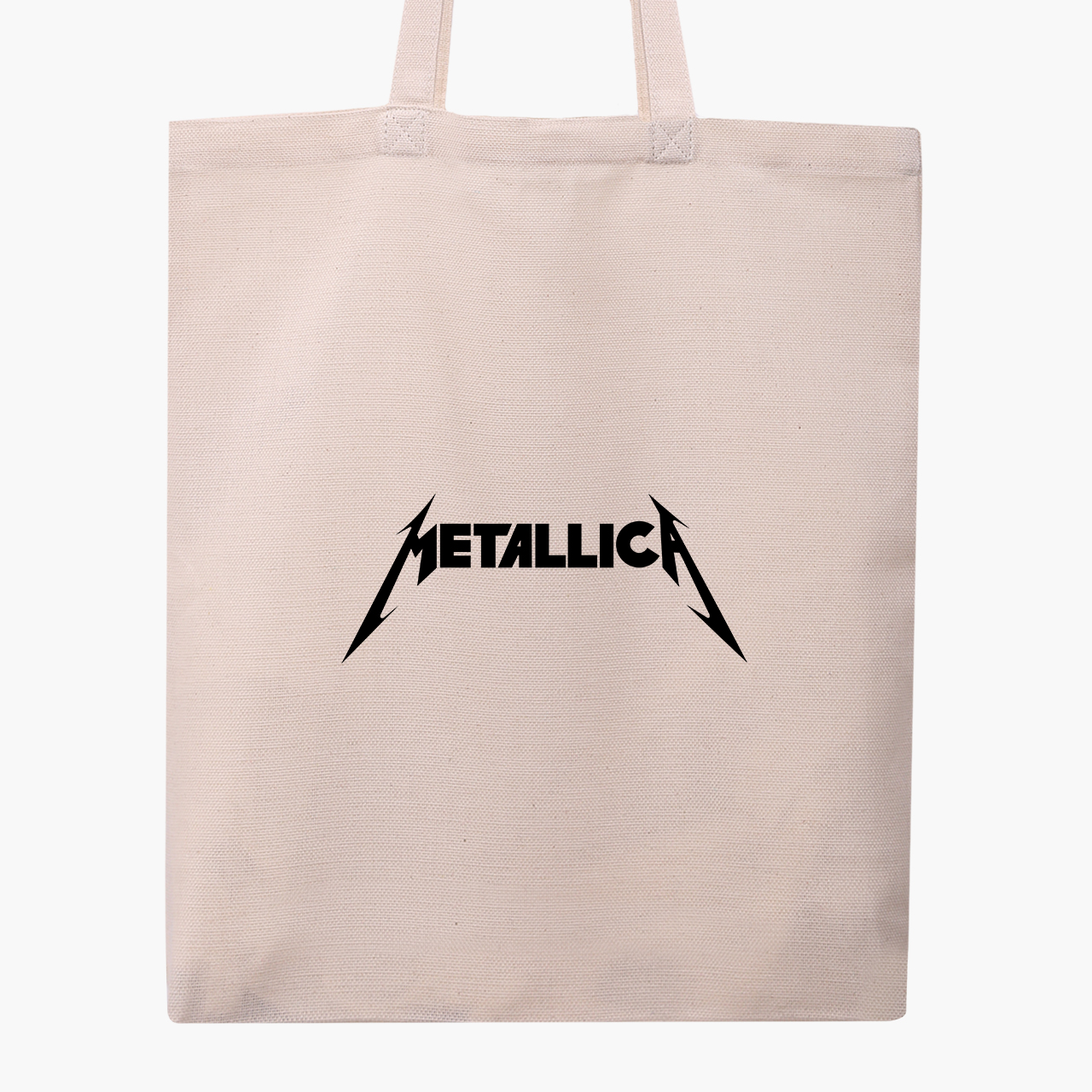 

Эко сумка шоппер Metallica (9227-1965) 41x35 см Бежевый