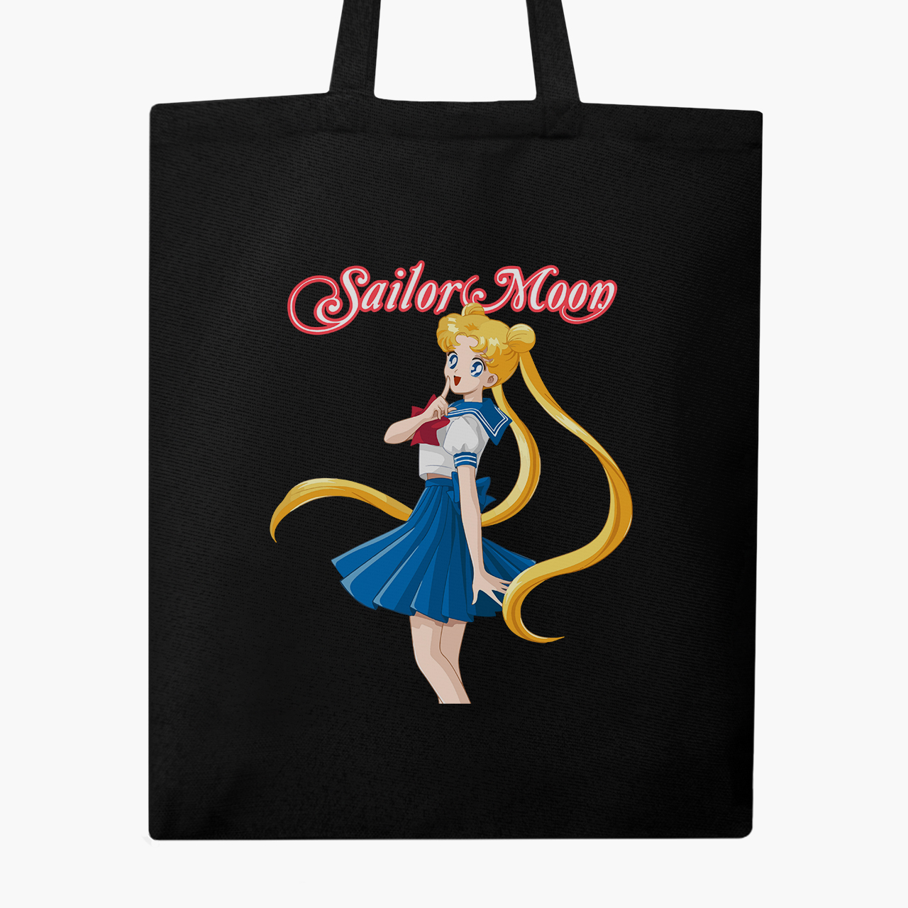 

Эко сумка шоппер Сейлор Мун (Sailor Moon) (9227-2928) 41x35 см Черный