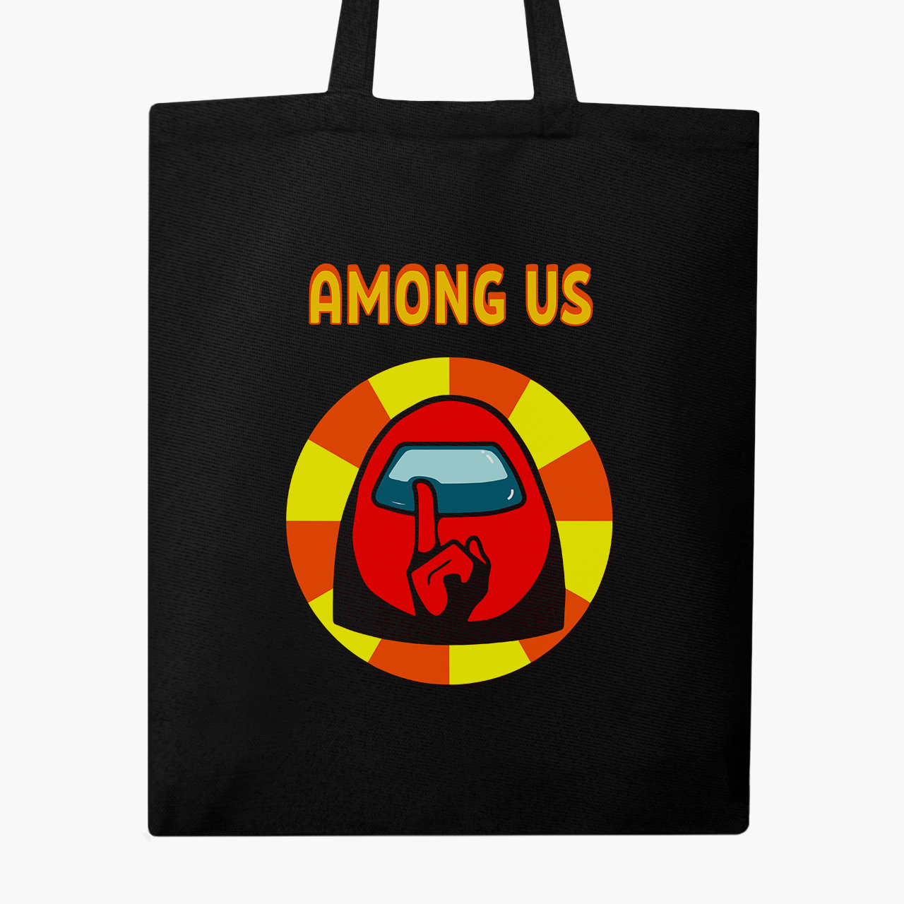 

Эко сумка шоппер Амонг Ас Красный (Among Us Red) (9227-2412) 41x35 см Черный