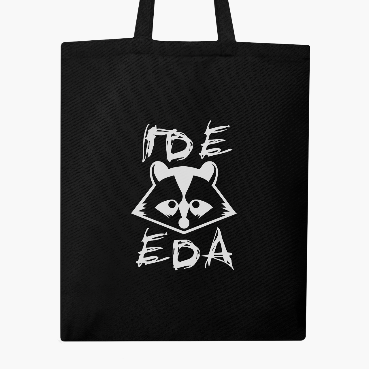 

Эко сумка шоппер Енот Где еда (Raccoon Where is the food) (9227-2052) 41x35 см Черный