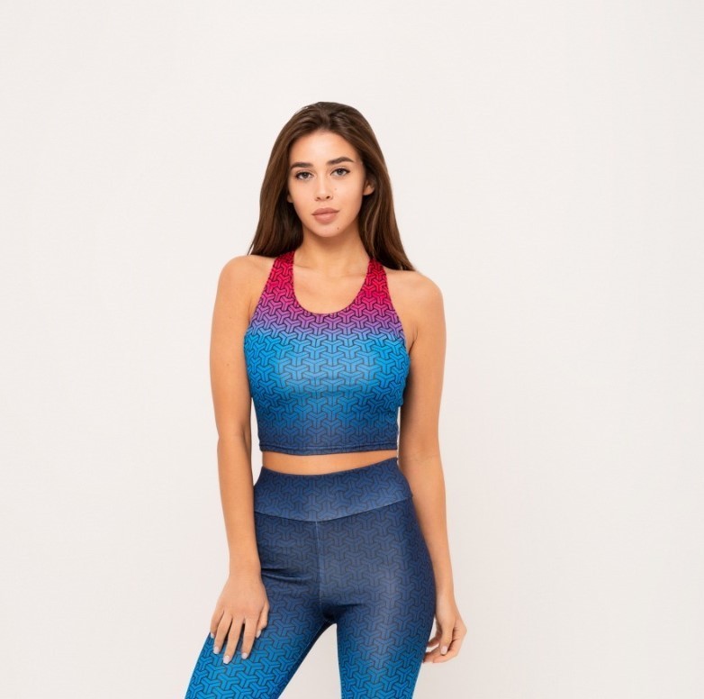 

Спортивный топ PRINTFIT 35П 44 Паук