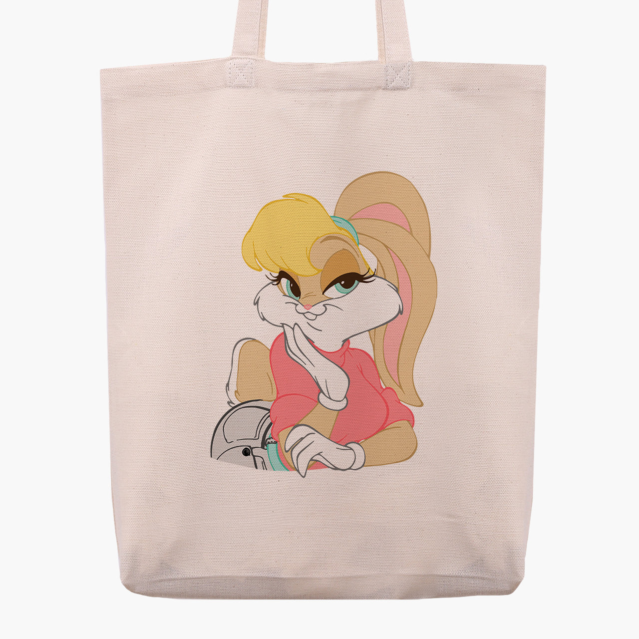 

Эко сумка шоппер Луни Тюнз Лола Банни (Looney Tunes Lola Bunny) (9227-2881) 41x35x8.5 см Бежевый