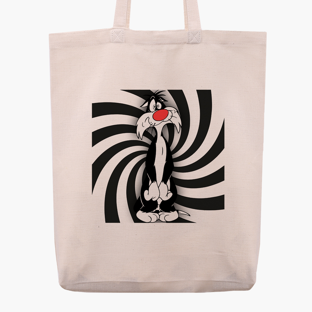 

Эко сумка шоппер Луни Тюнз Кот Сильвестр (Looney Tunes Sylvester the Cat) (9227-2884) 41x35x8.5 см Бежевый
