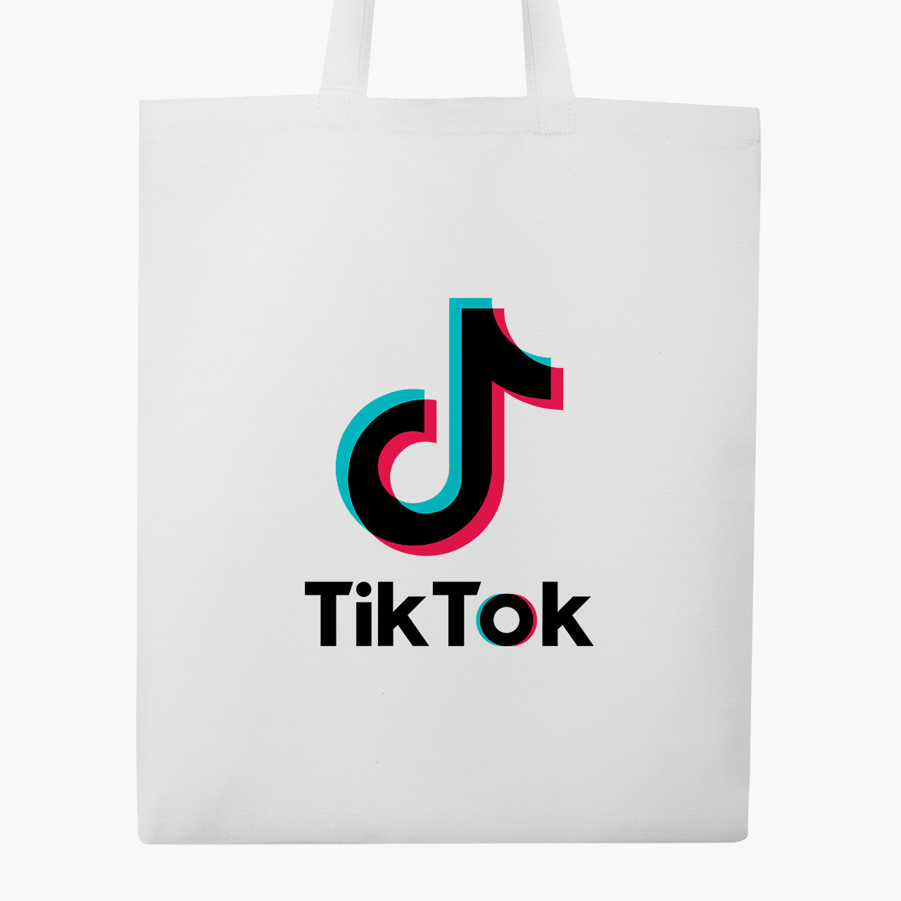 

Эко сумка шоппер ТикТок (9227-1389) 41x35 см Белый