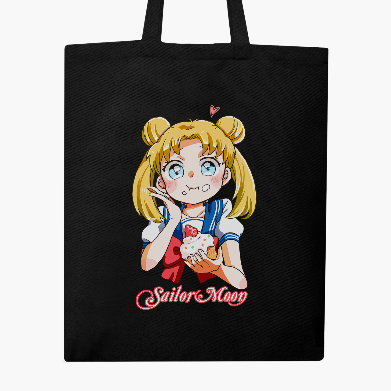 

Эко сумка шоппер Сейлор Мун (Sailor Moon) (9227-2917) 41x35 см Черный