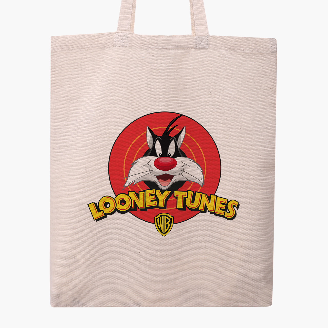 

Эко сумка шоппер Луни Тюнз Кот Сильвестр (Looney Tunes Sylvester the Cat) (9227-2877) 41x35 см Бежевый