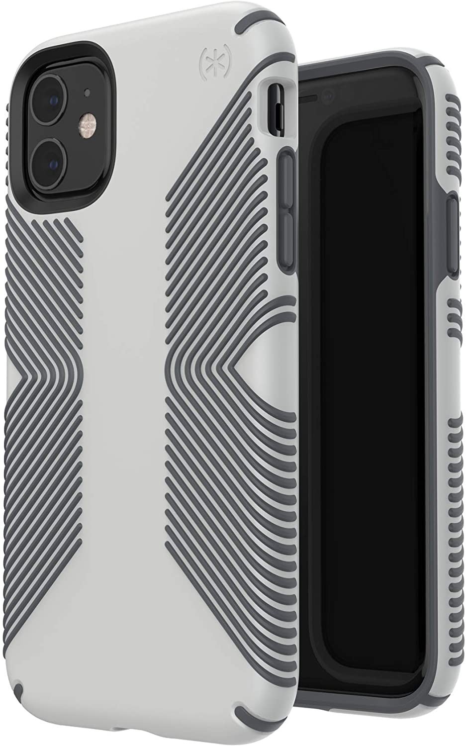

Противоударный защитный чехол накладка бампер Speck Presidio Grip для iPhone 11 Marble Grey