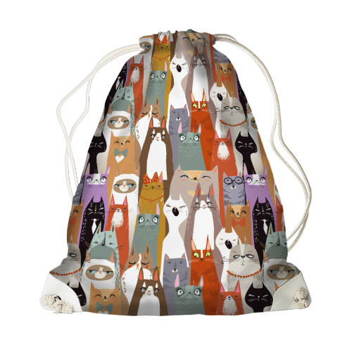 

Рюкзак-мешок MINI Коты Presentville 26х36 см 000173016