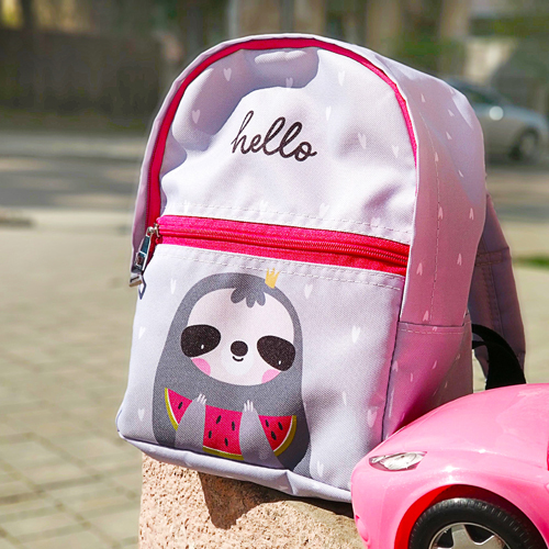 

Рюкзак детский Light Hello (ленивец) Presentville 22х28х12 см 000171249