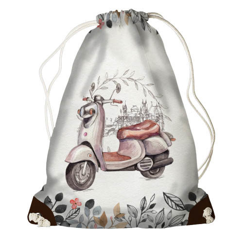 

Рюкзак-мешок Мопед Presentville 33х45 см 000171909