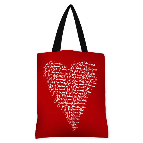 

Сумка женская тканевая Original Сердце Je t'aime Presentville 40x45 см 000173523