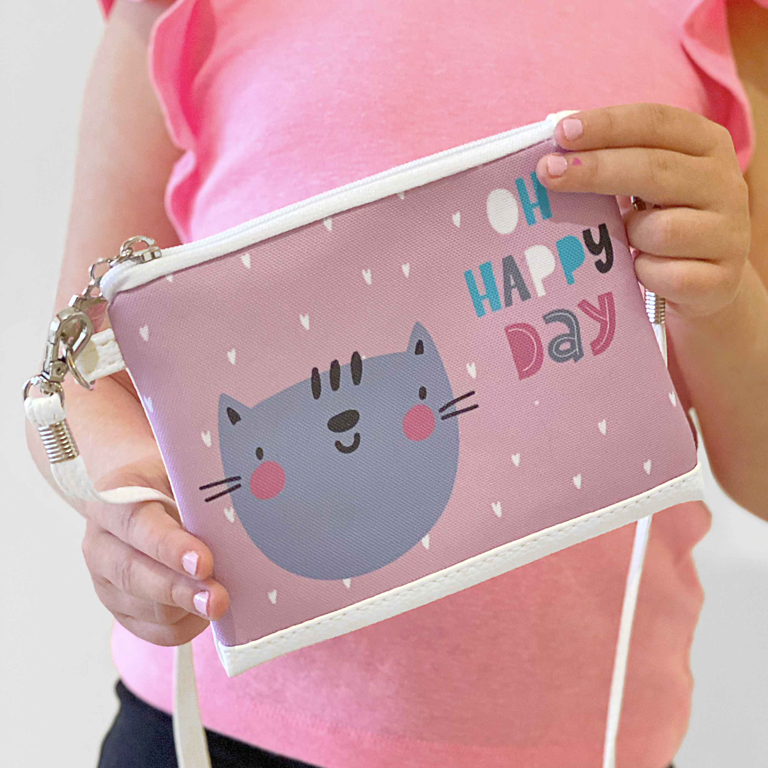 

Сумка для девочки Little fairy Oh happy day котик Presentville 18х14 см 000176462