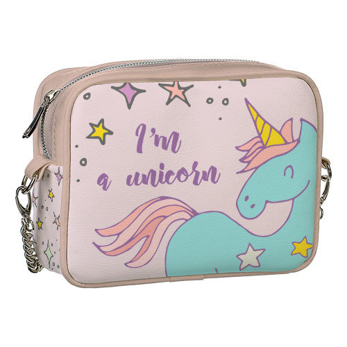 

Сумка на цепочке Cherie Единорог I’m a unicorn Presentville 21х17х7 см 000170307