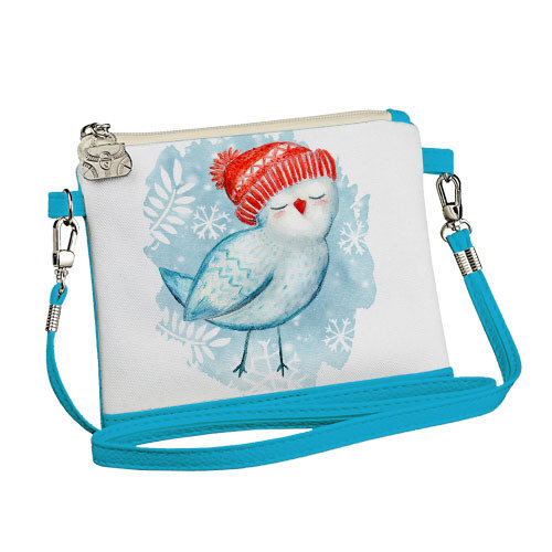 

Сумка для девочки Little fairy Птичка в шапке Presentville 18х14 см 000176525