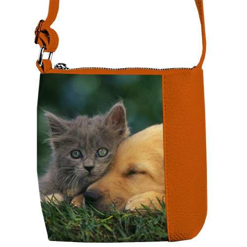 

Сумка детская Little prince/princess Собака и котенок Presentville 18х18 см 000175375