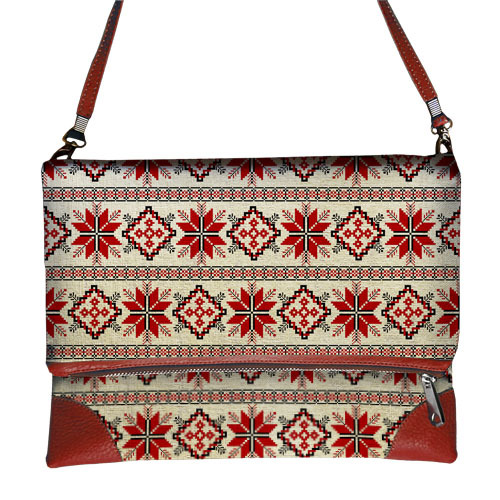 

Сумка на плечо женская Pretty Украинский орнамент Presentville 26х39 см 000171127