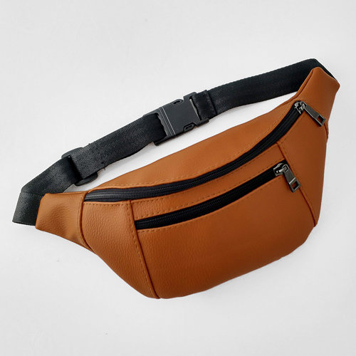 

Сумка на пояс, бананка BUMBAG (экокожа),цвет рыжий Presentville 27х16 см 000173187