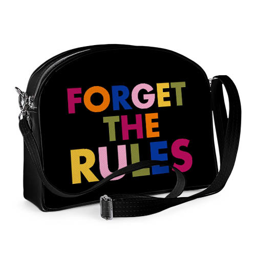 

Сумка молодёжная College Forget the rules Presentville 29х23х8 см 000169827