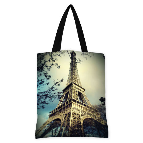 

Сумка женская тканевая Original Эйфелева башня с низу Presentville 40x45 см 000173502