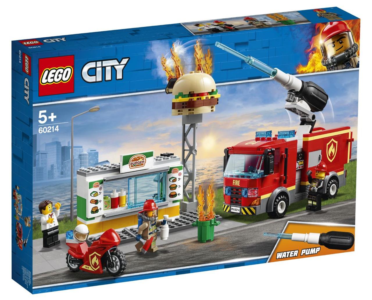 

Lego City Пожар в бургер-кафе 60214