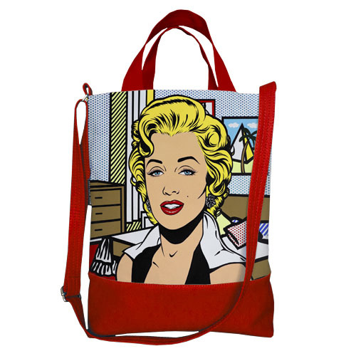 

Городская сумка City Marilyn Monroe pop art Presentville 34х40х11 см 000170820