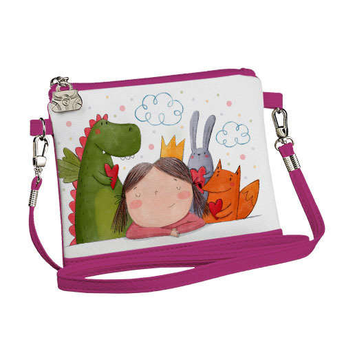 

Сумка для девочки Little fairy Принцесса и дракон Presentville 18х14 см 000176491