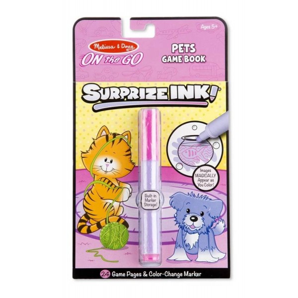 

Волшебная раскраска-сюрприз Домашние животные SurprizeINK! Pets Melissa & Doug