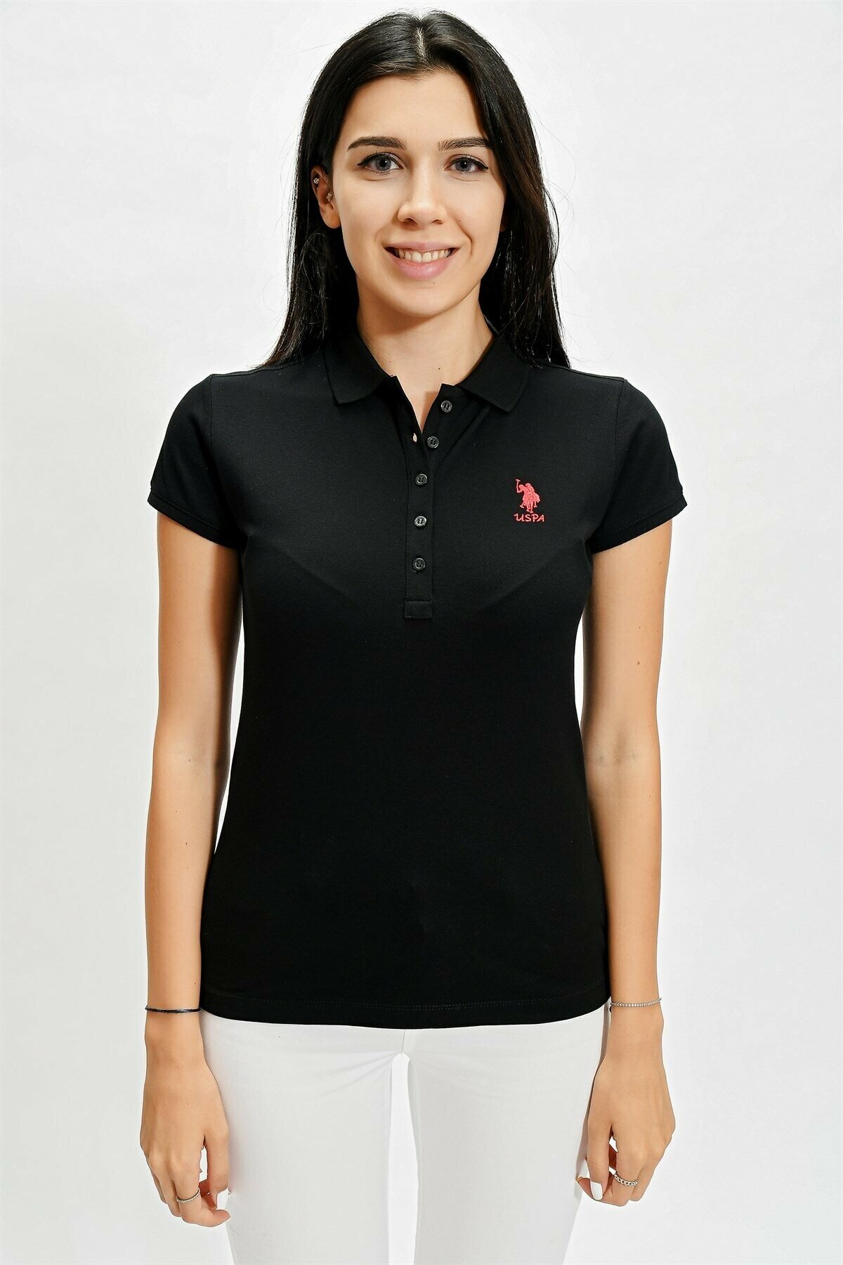 

Поло женское U.S. Polo Assn. Черный  (1191108 VR046, Поло женское U.S. Polo Assn. Черный M (1191108 VR046)