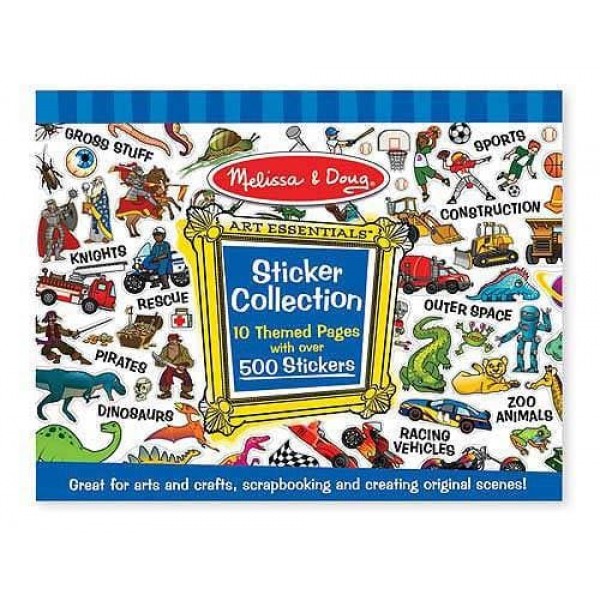 

Набор наклеек Голубой 500 шт Sticker Collection Blue Melissa & Doug