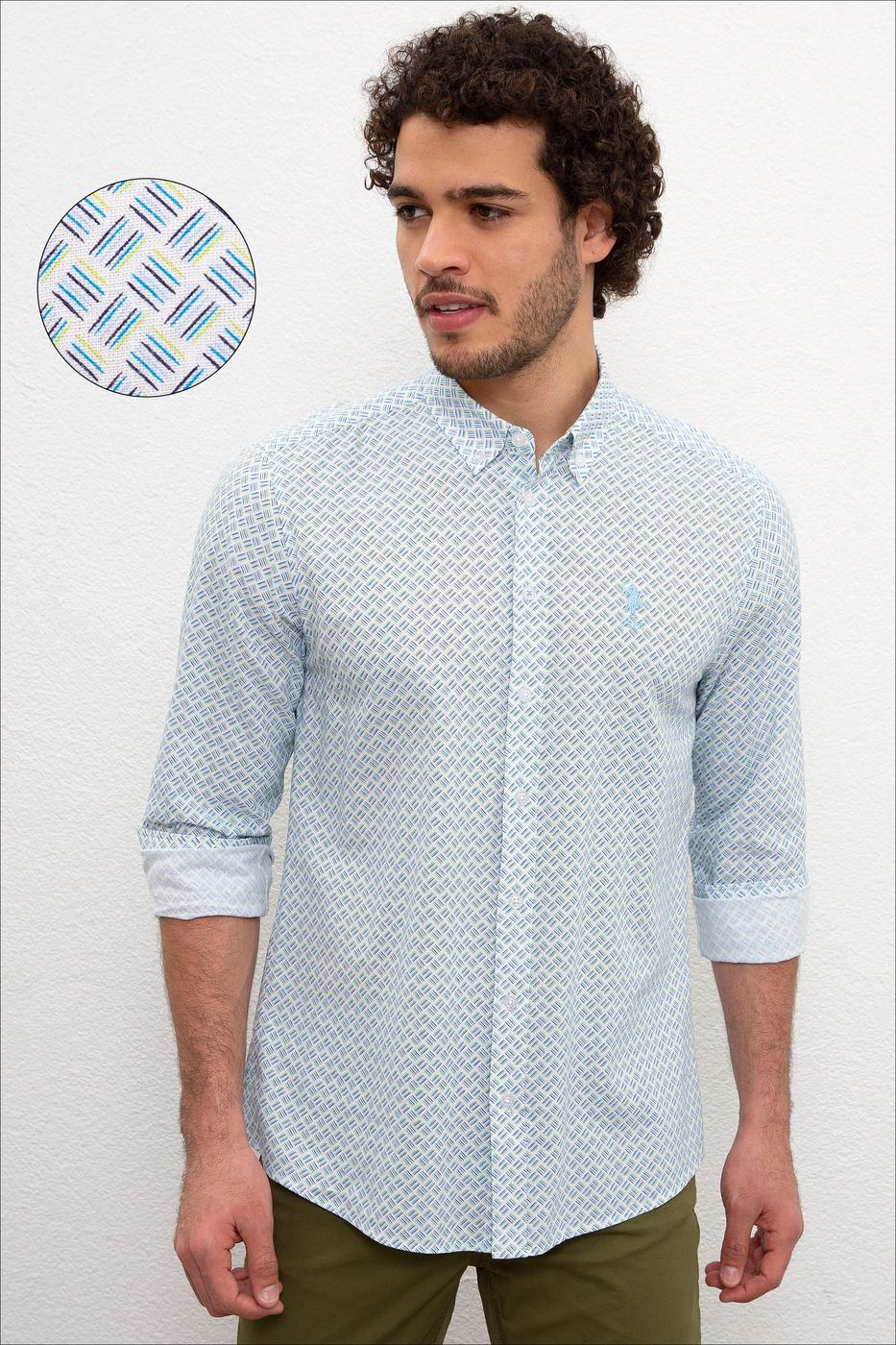

Рубашка мужская U.S. Polo Assn. Голубой  (987947 VR087, Рубашка мужская U.S. Polo Assn. Голубой L (987947 VR087)
