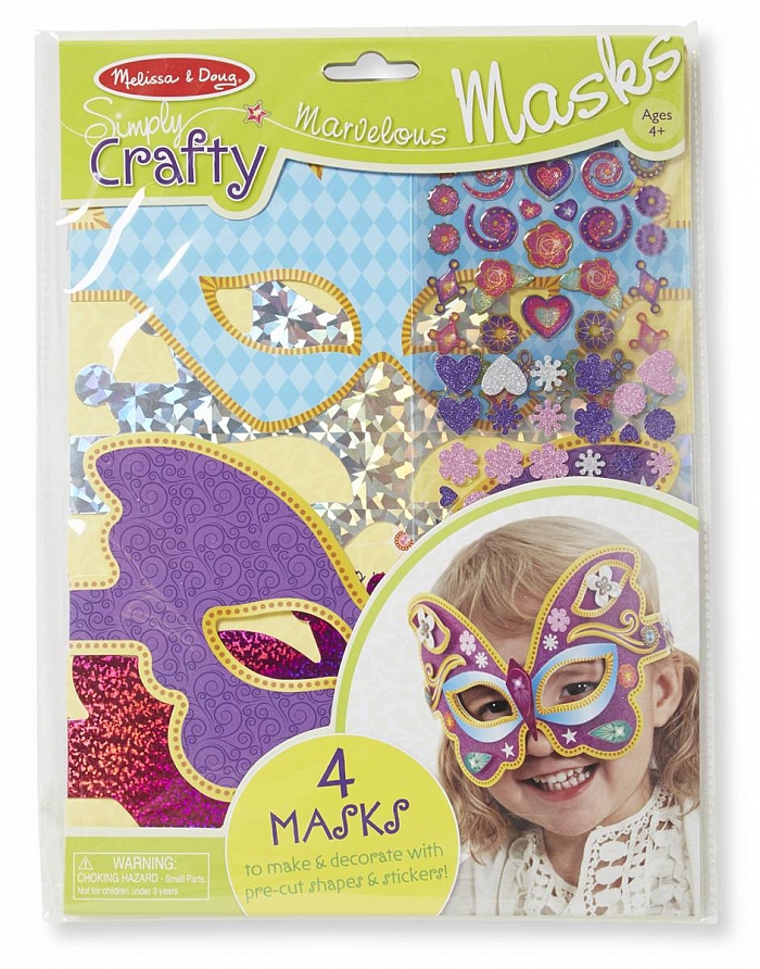 

Набор для творчества Гламурные маски Simply Crafty Marvelous Masks Melissa & Doug