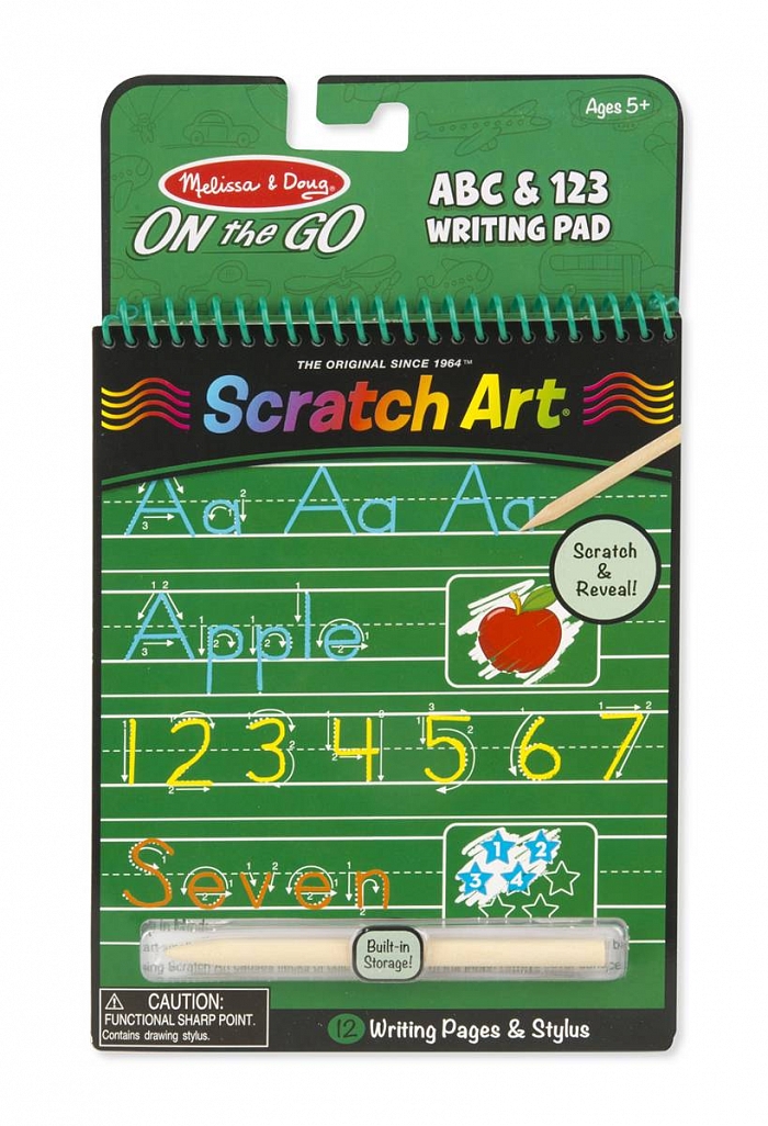 

Набор царапок Буквы и цифры ABC&123 Writing Pad Melissa & Doug