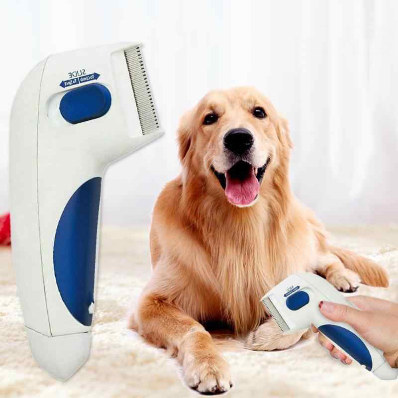 

Электрическая расческа для животных Flea Doctor с функцией уничтожения блох