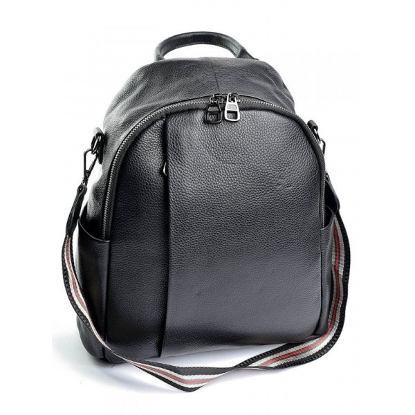 

Кожаный рюкзак женский Parse 182 Black