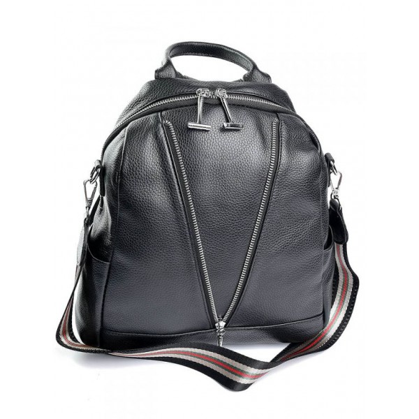 

Женский рюкзак кожаный Parse 183 Black