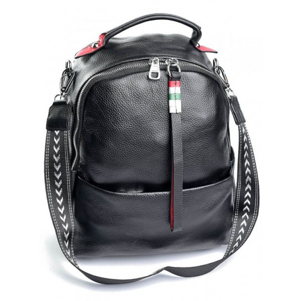 

Рюкзак натуральная кожа Parse 1816 Black
