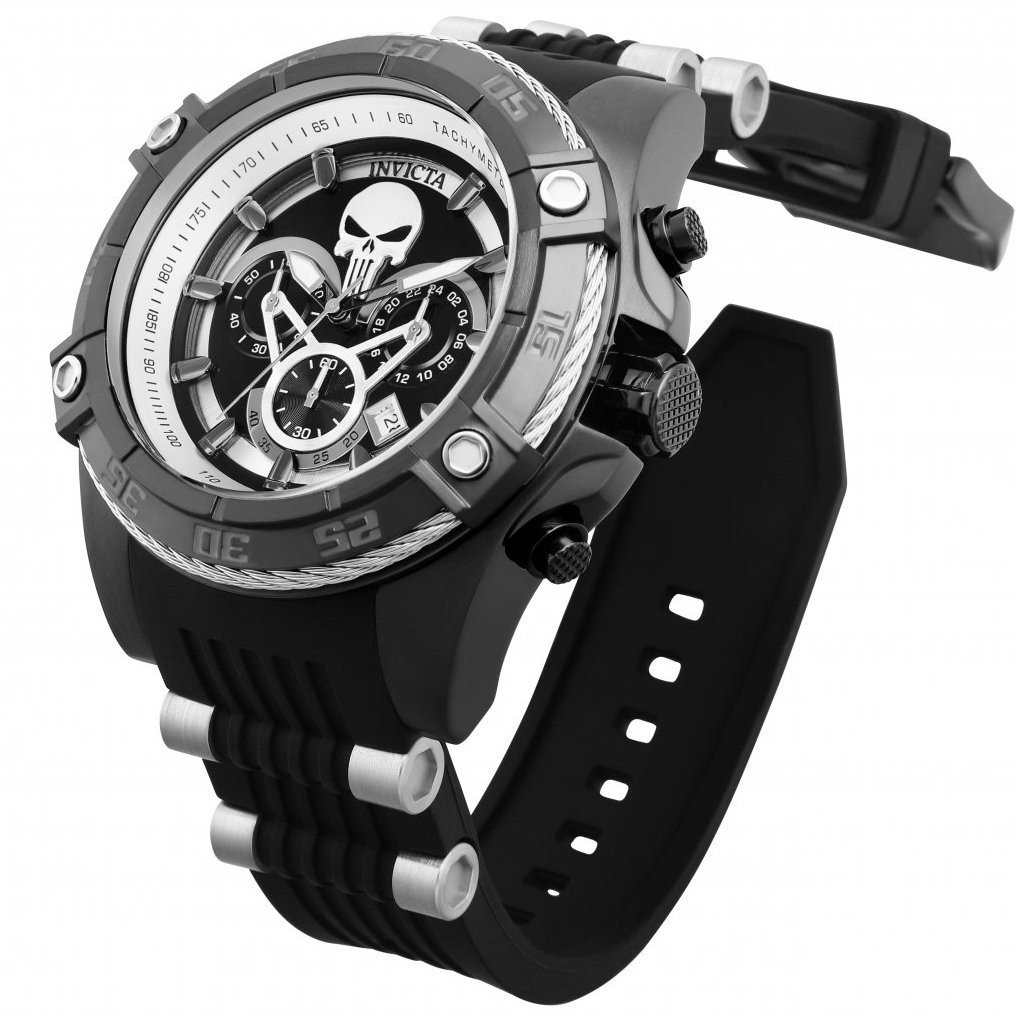

Мужские часы Invicta Marvel Punisher 35558 (хронограф)