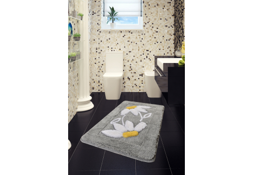 

Коврик для ванной Chilai Home Daisy Gri 60x100