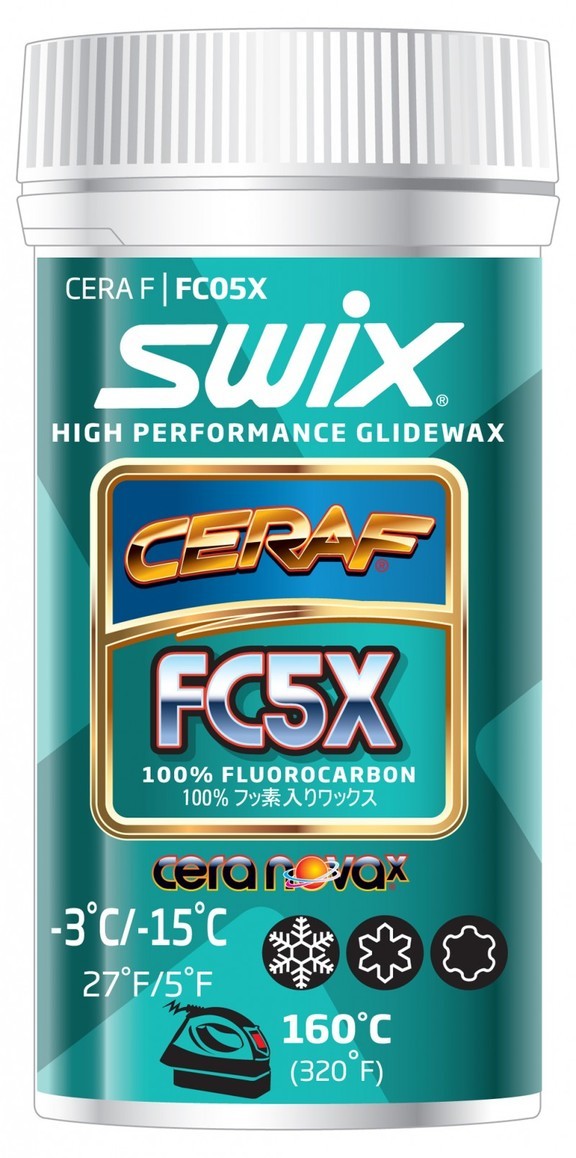 

Порошок с высоким содержанием фтора Swix, FC5X Cera F powder, 30g