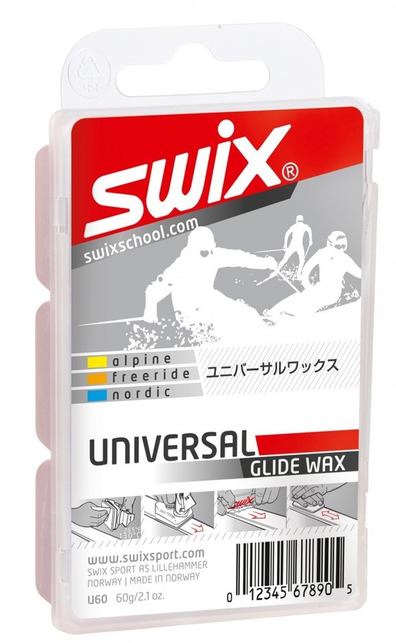 

Универсальный парафин Swix, U60 Universal Wax, 60g